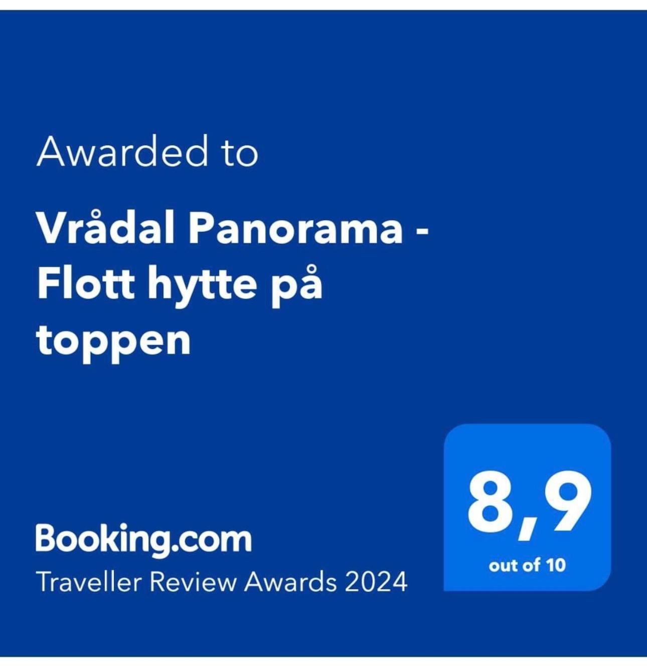 Vradal Panorama - Flott Hytte Pa Toppen Villa Sinnes Exterior photo